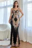 Black and Gold Sequins Mermaid Prom Dress sold by Zapaka