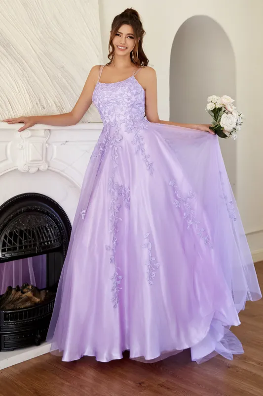 Elegant Lavender A-line Prom Dress sold by Zapaka
