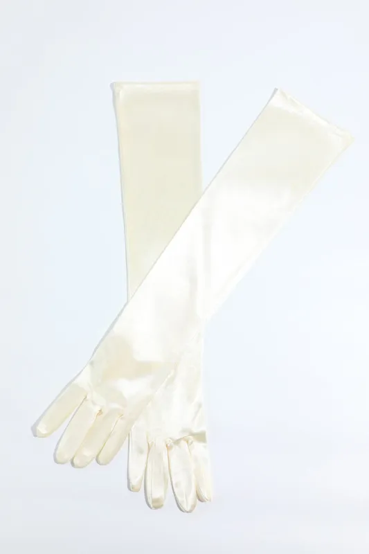 White 1920s Party Gloves sold by Zapaka