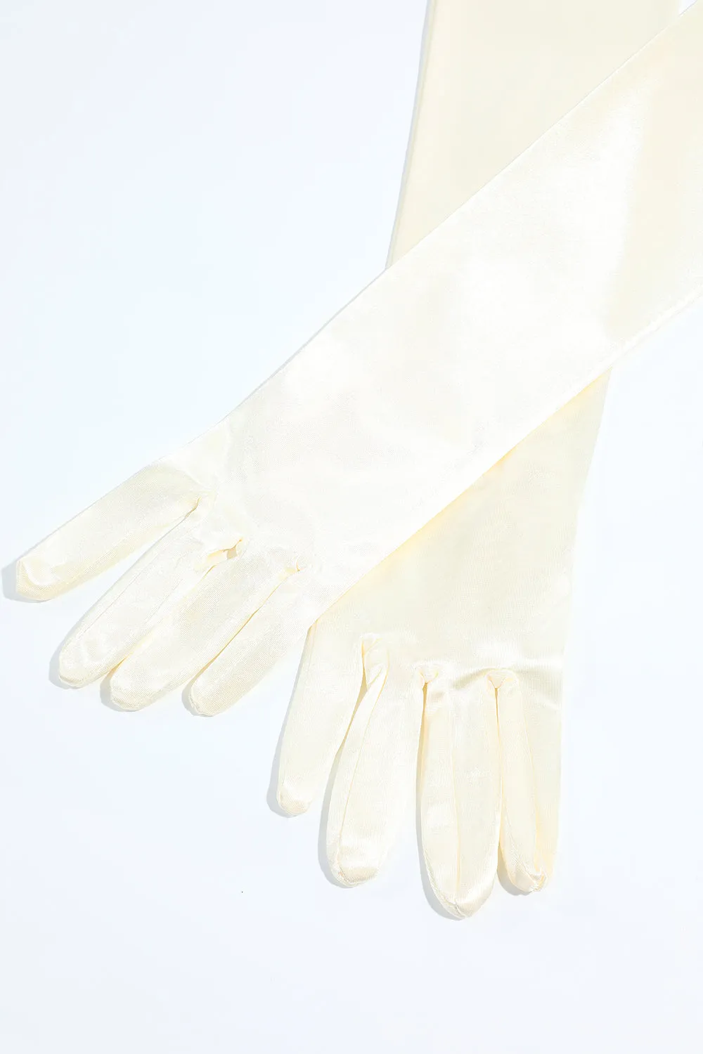 White 1920s Party Gloves sold by Zapaka product image thumbnail 2