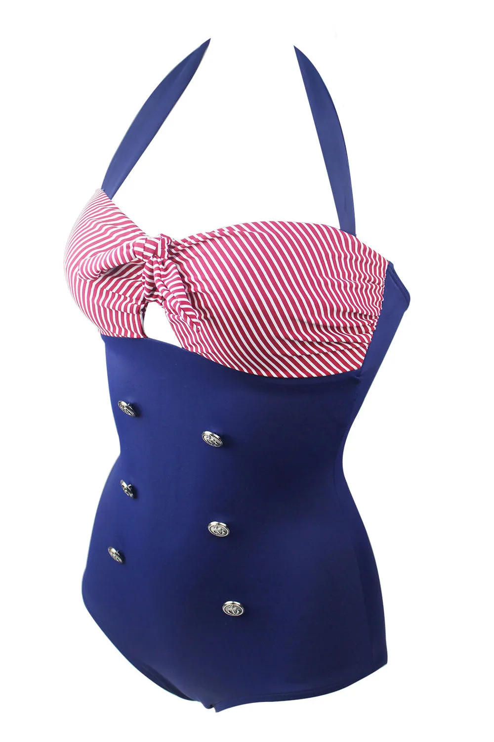 Navy One Piece Swimsuit sold by Zapaka product image thumbnail 3