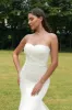 Ivory Mermaid Sweetheart Detachale Long Sleeves Wedding Dress with Lace sold by Zapaka