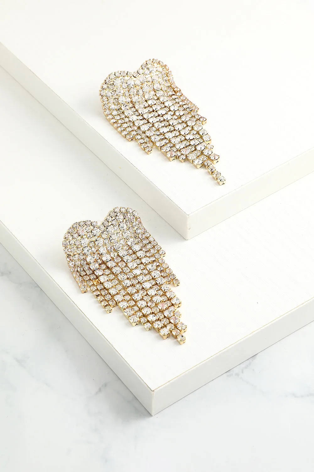 Crystal Drop Earrings sold by Zapaka