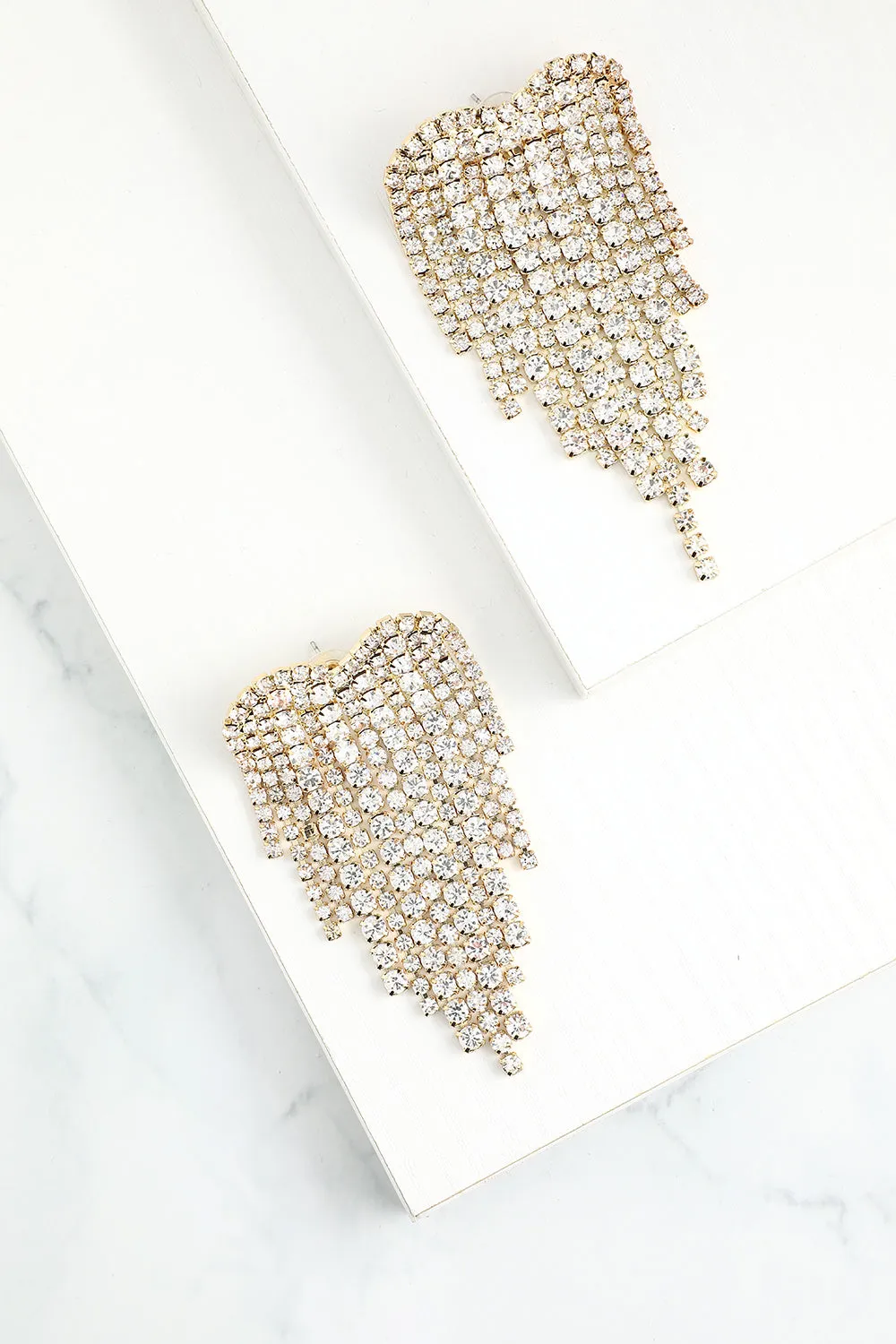 Crystal Drop Earrings sold by Zapaka product image thumbnail 3