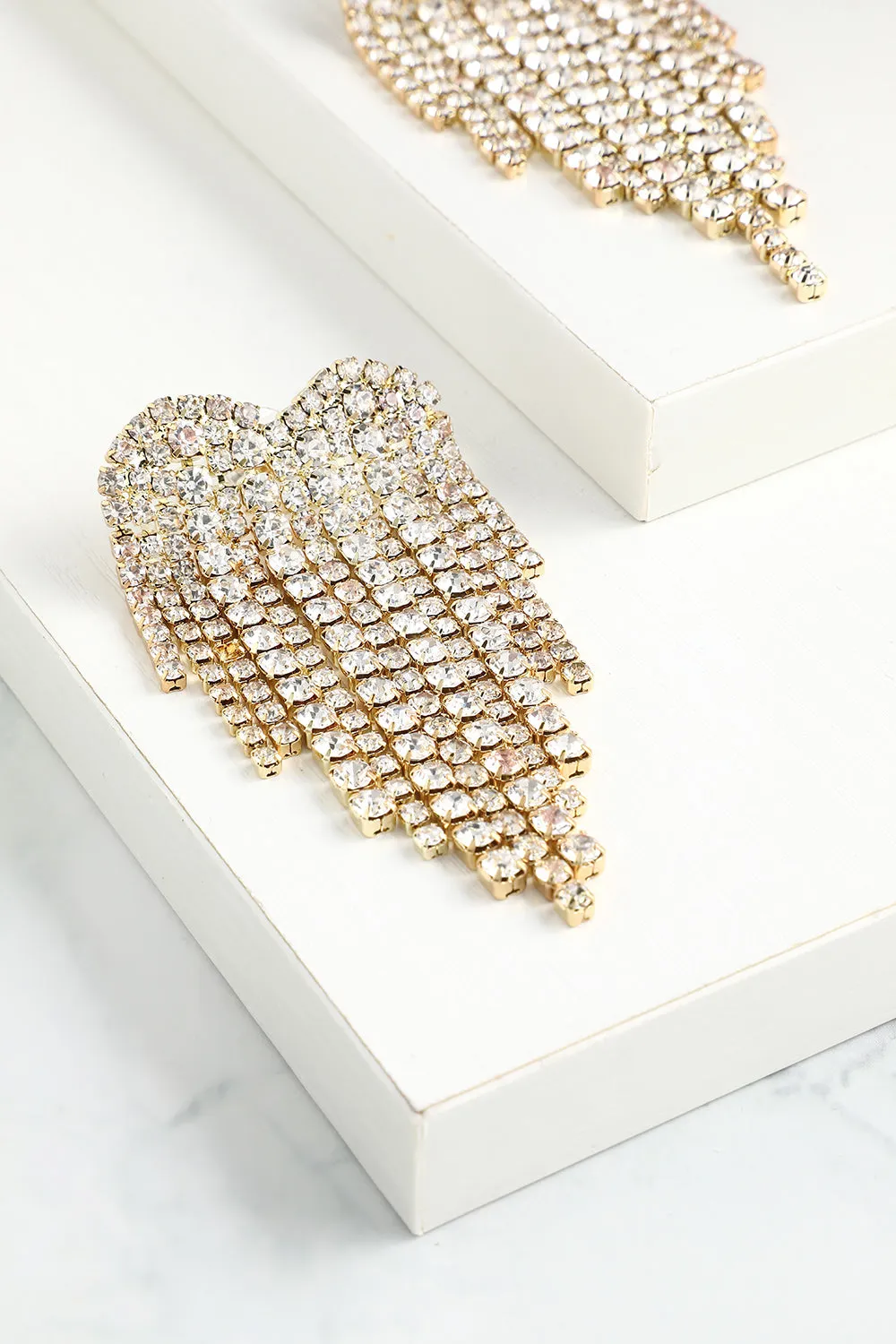 Crystal Drop Earrings sold by Zapaka product image thumbnail 4