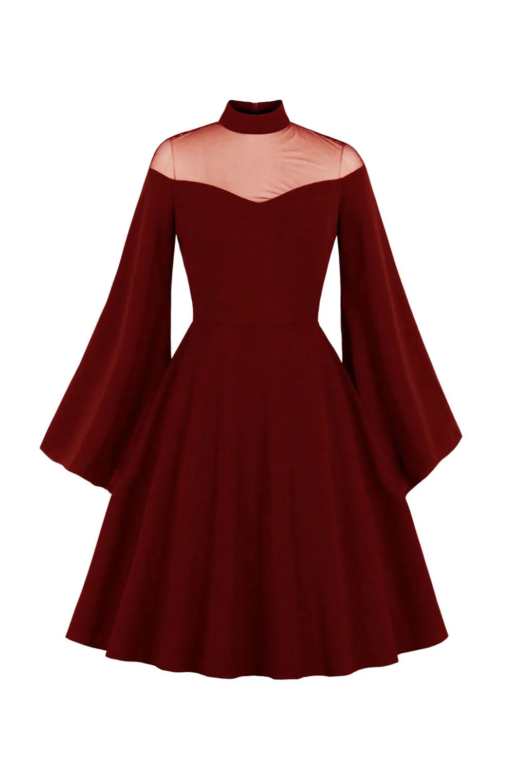 Vintage Black Halloween Dress with Long Sleeves sold by Zapaka product image thumbnail 5