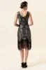 Sequins Fringed Flapper Dress with 1920s Accessories Set sold by Zapaka