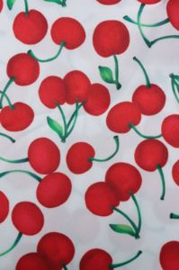 Spaghetti Straps Printed Red Casual Dress with Lace sold by Zapaka