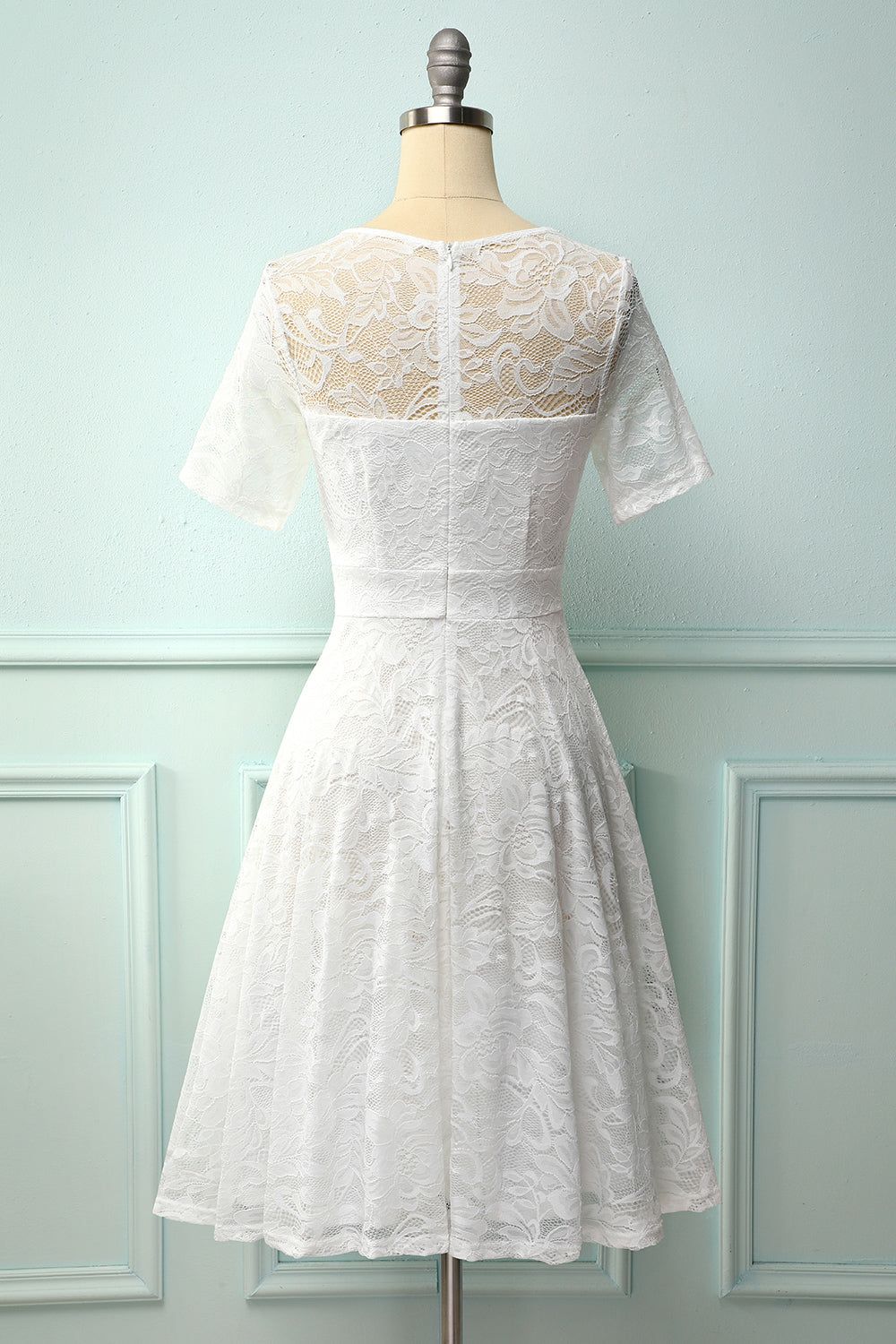 Vintage White Lace Dress sold by Zapaka product image thumbnail 2