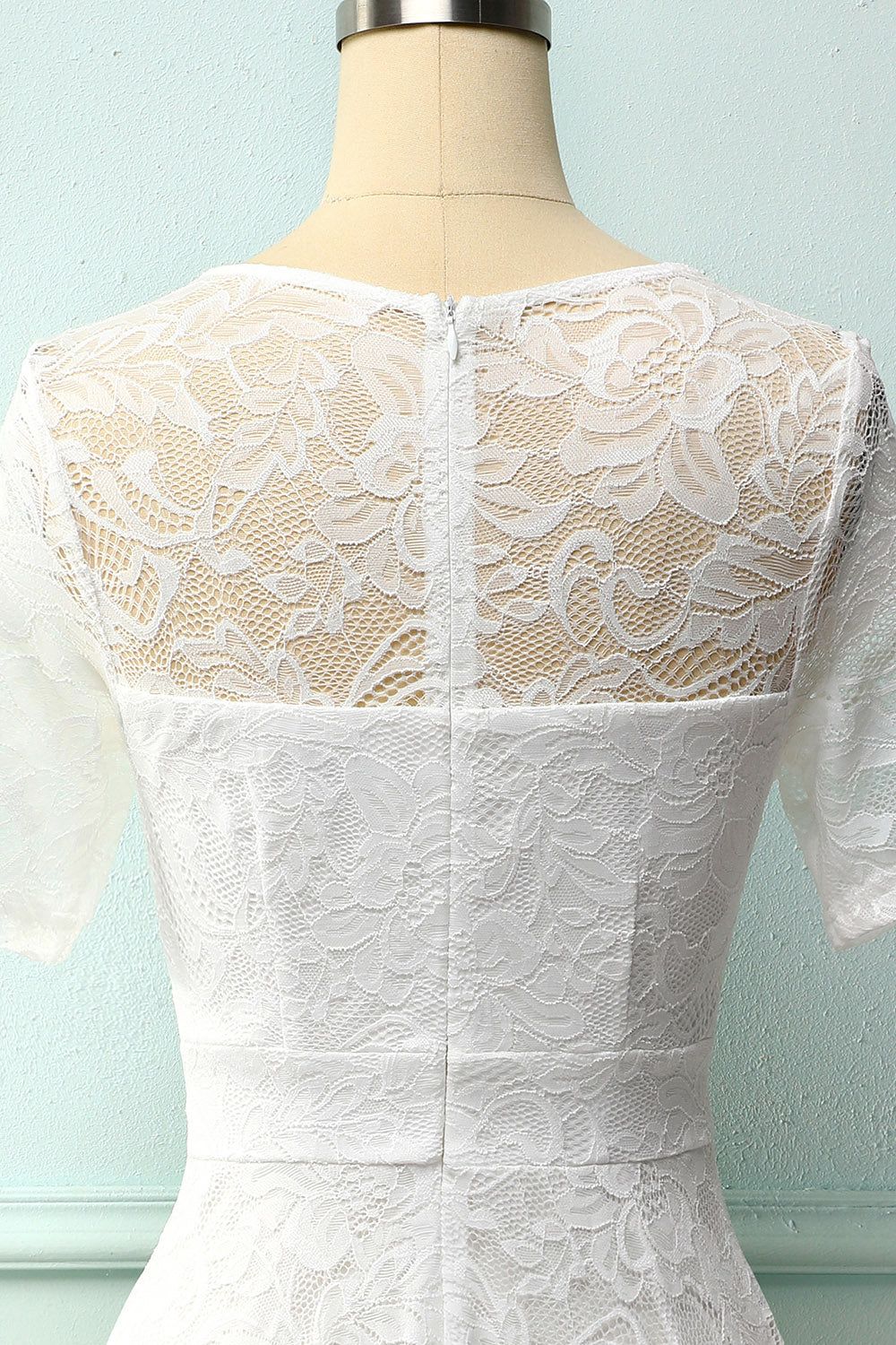 Vintage White Lace Dress sold by Zapaka product image thumbnail 5