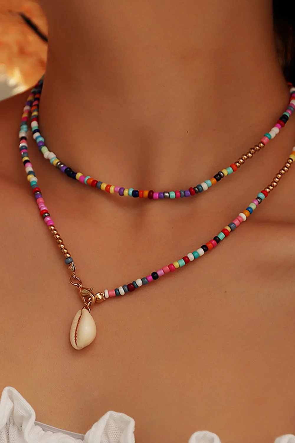 Colorful Boho Style Necklace sold by Zapaka product image thumbnail 2