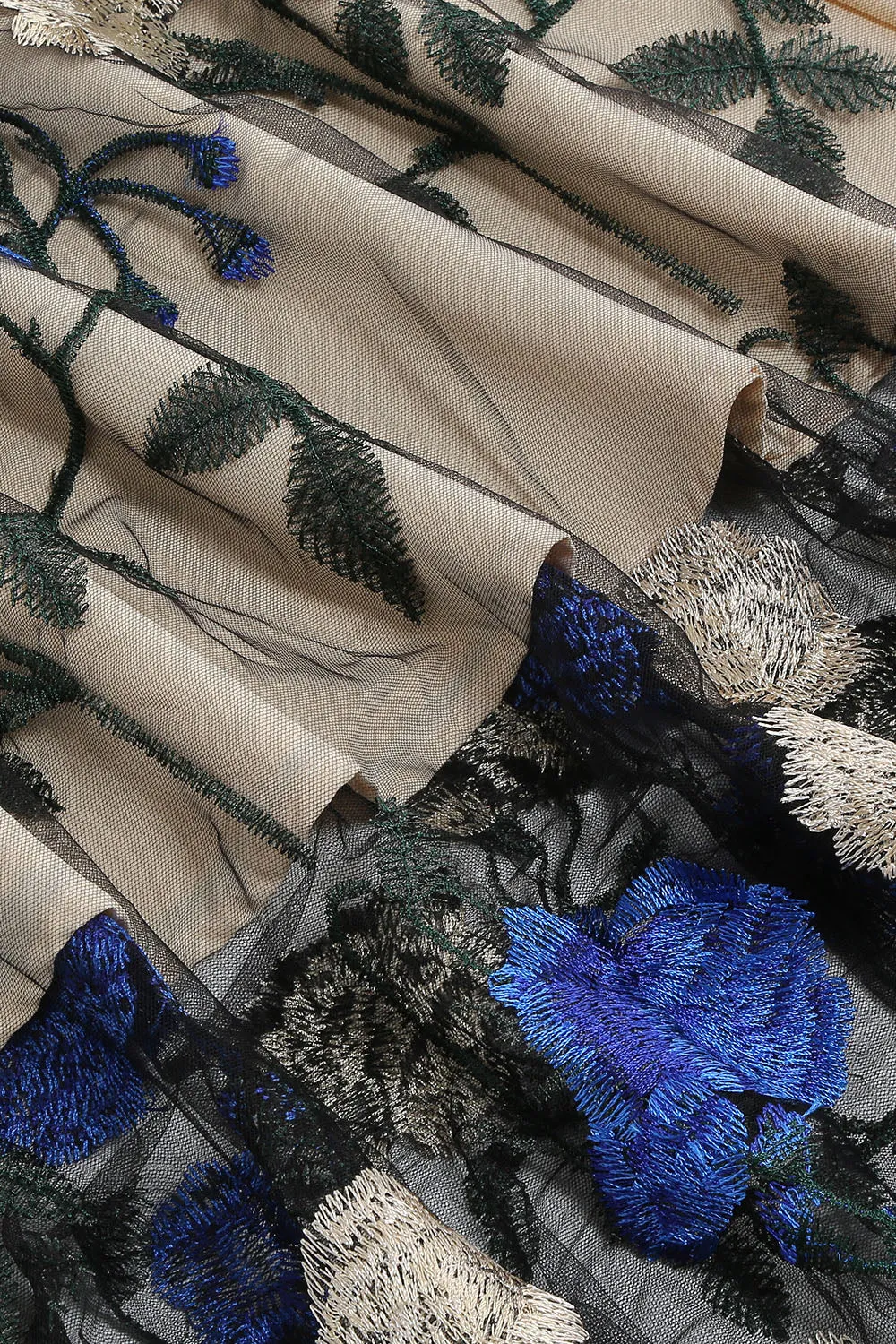 Blue Swing 1950s Dress with Embroidery sold by Zapaka product image thumbnail 5