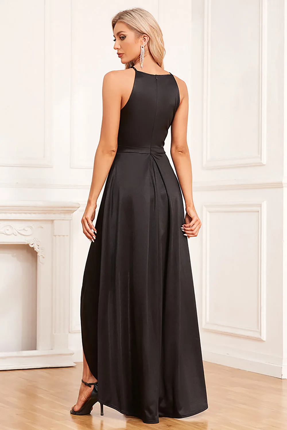 Asymmetrical Black Prom Dress sold by Zapaka product image thumbnail 2