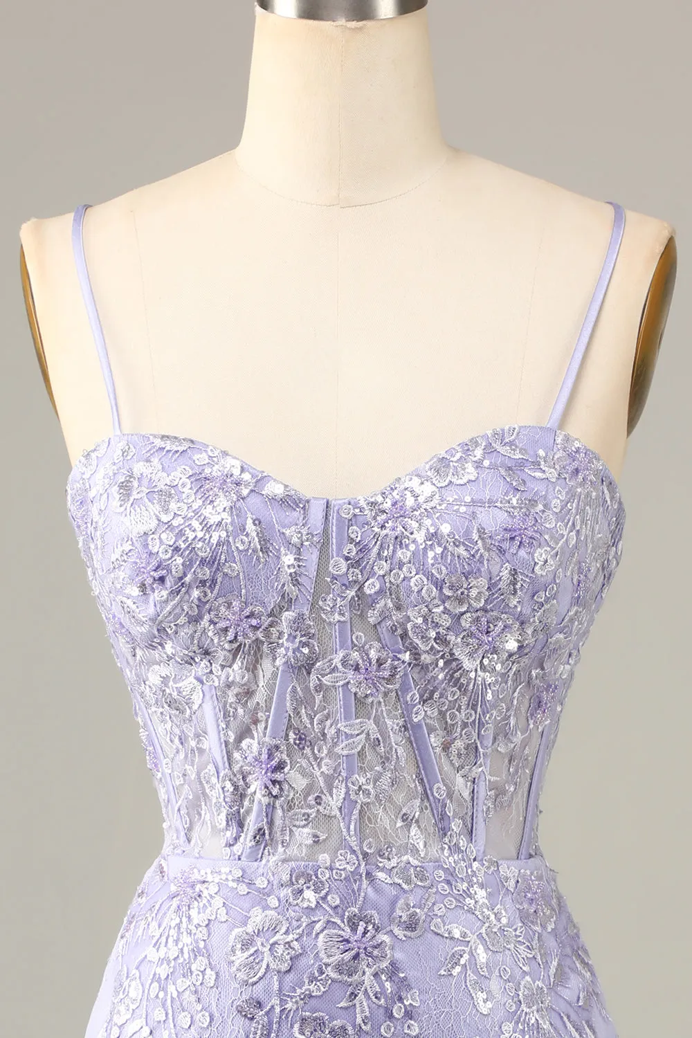 Pretty Bodycon Corset Homecoming Dress With Lace Detail sold by Zapaka product image thumbnail 4