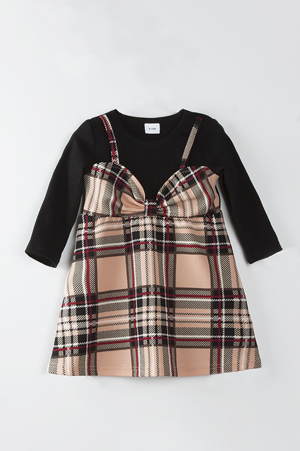 Black Plaid Dresses and Long Sleeves T-Shirt Family Matching Outfits sold by Zapaka product image thumbnail 8