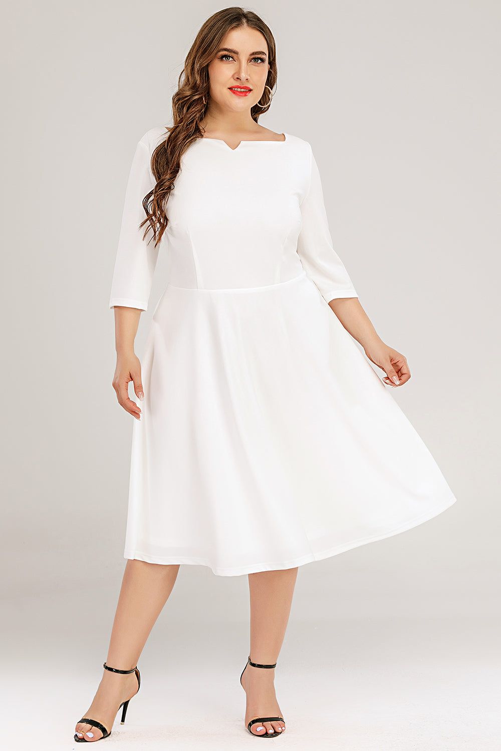 Plus Size Formal Vintage Dress sold by Zapaka product image thumbnail 3