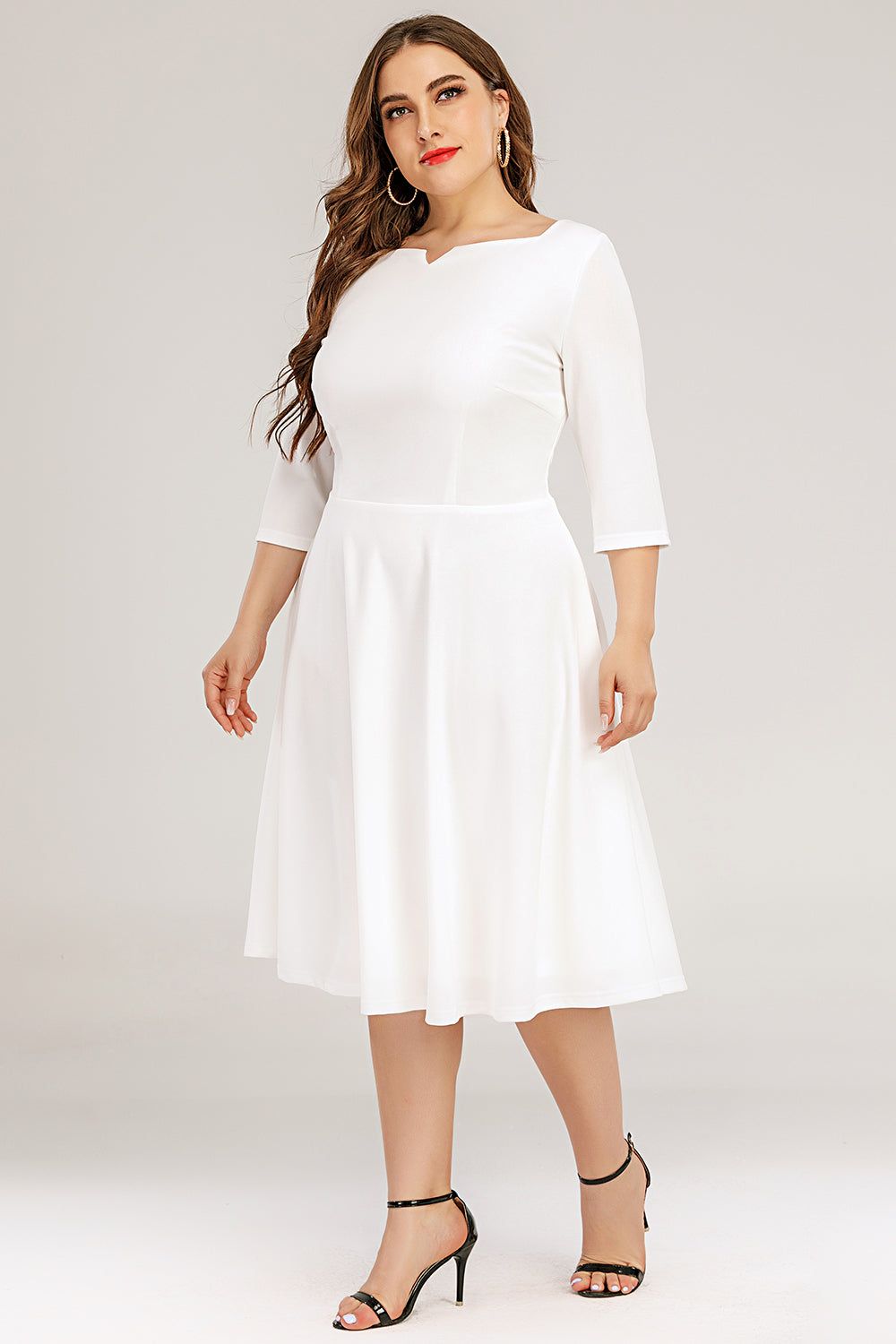 Plus Size Formal Vintage Dress sold by Zapaka product image thumbnail 4