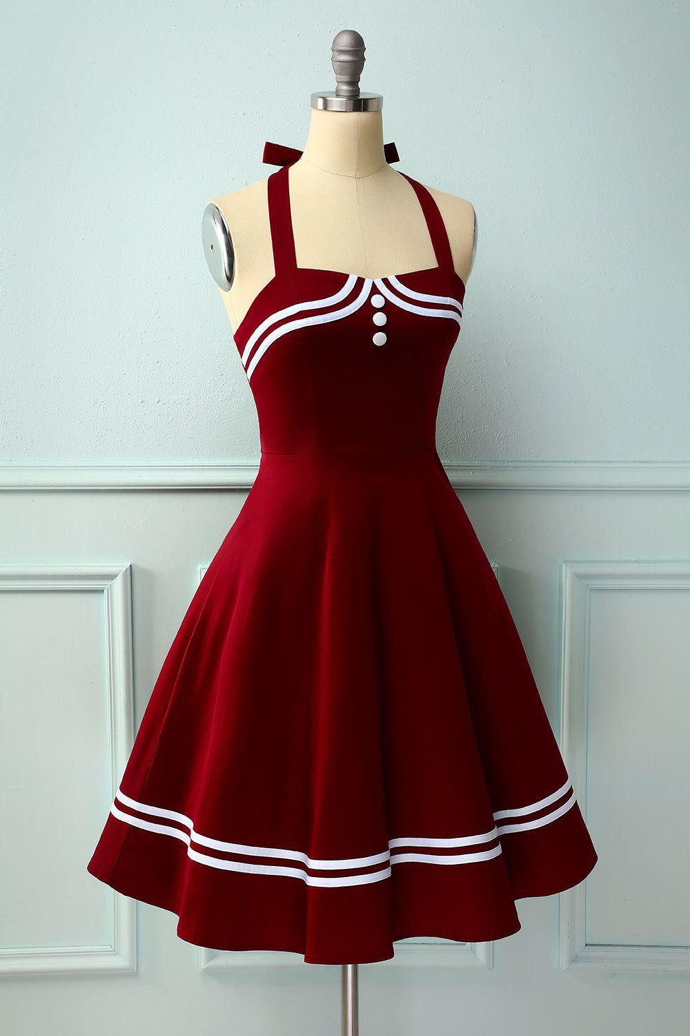 50s Rockabilly Pin Up Dress sold by Zapaka product image thumbnail 3