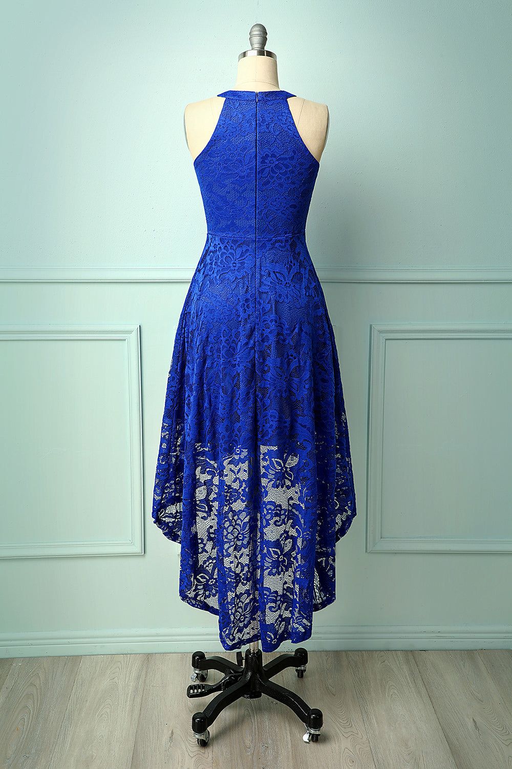 Asymmetric Royal Blue Lace sold by Zapaka product image thumbnail 5