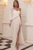 One Shoulder Sequins Prom Dress sold by Zapaka