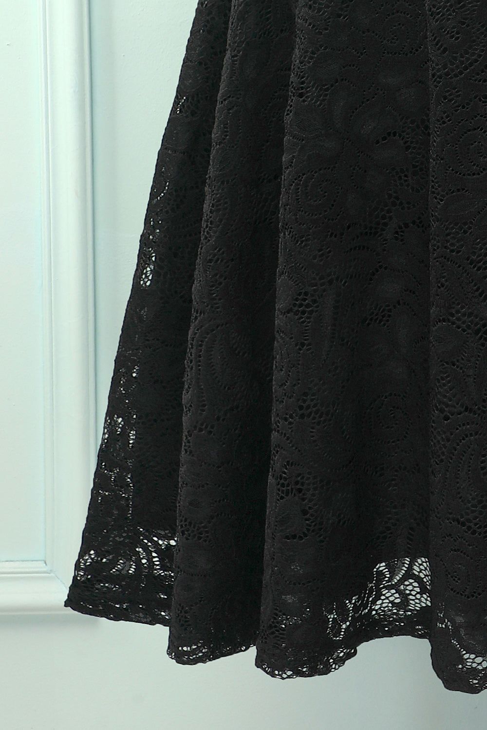 Black 3/4 Sleeves Formal Dress sold by Zapaka product image thumbnail 5