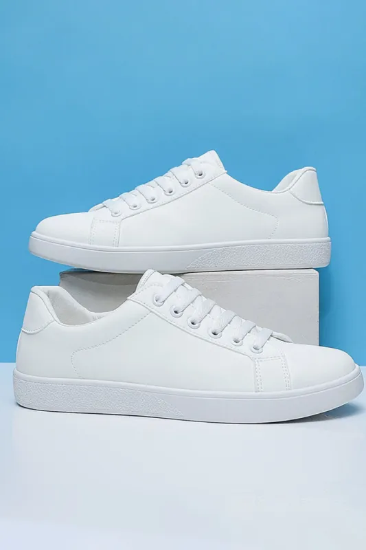 White Breathable Casual Fashion Sneaker sold by Zapaka