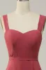 Sweetheart Sleeveless Long Bridesmaid Dress With Slit sold by Zapaka