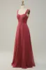 Sweetheart Sleeveless Long Bridesmaid Dress With Slit sold by Zapaka