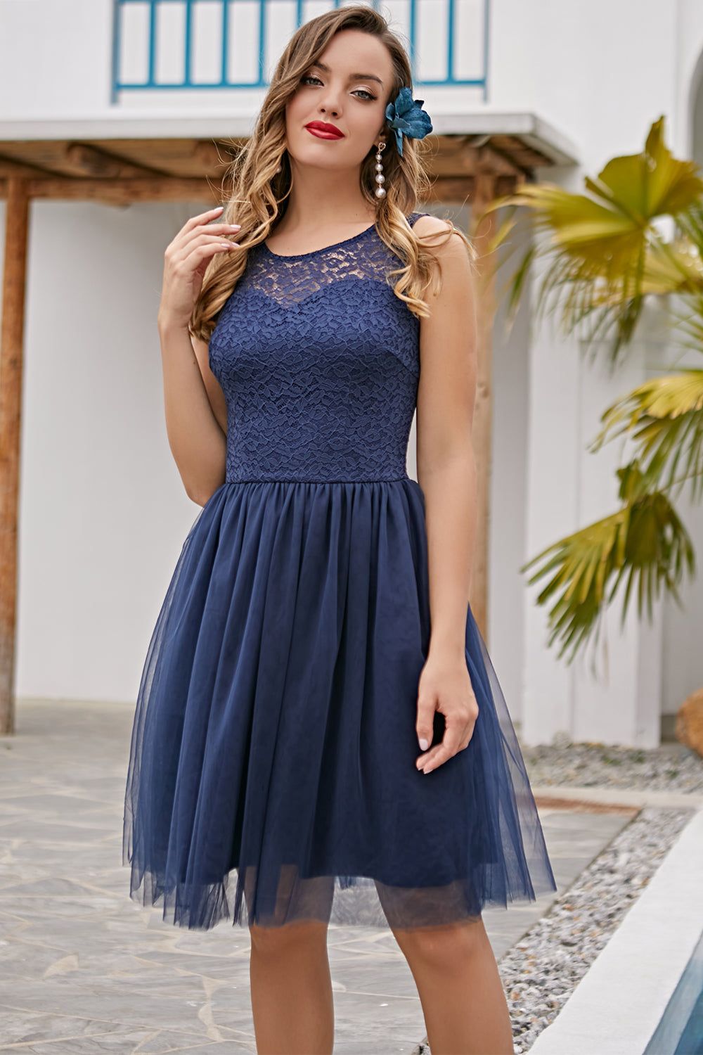 Lace Homecoming Dress sold by Zapaka product image thumbnail 4