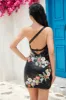 Bodycon One Shoulder Black Sequin Beading Homecoming Dress sold by Zapaka
