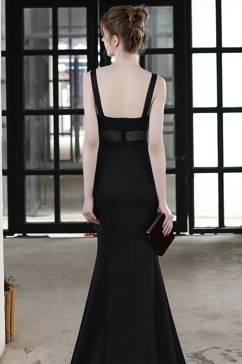 Black Mermaid Long Prom Formal Dress sold by Zapaka product image thumbnail 2