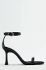 Black Ankle Strap High Heel Sandal sold by Zapaka