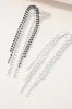 Silver Tassel Rhinestones Earrings sold by Zapaka