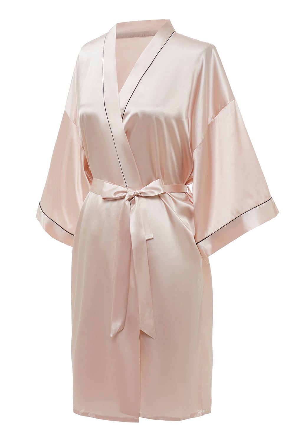 Champagne Simple Bridesmaid Robe sold by Zapaka product image thumbnail 3
