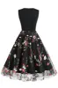 Black Vintage 1950s Dress with Embroidery sold by Zapaka