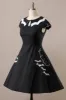 Halloween Bat Print Dress sold by Zapaka