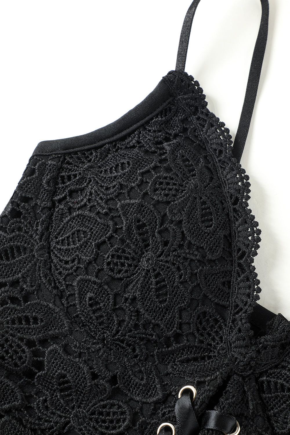 Lace Top Black Camisole sold by Zapaka product image thumbnail 3