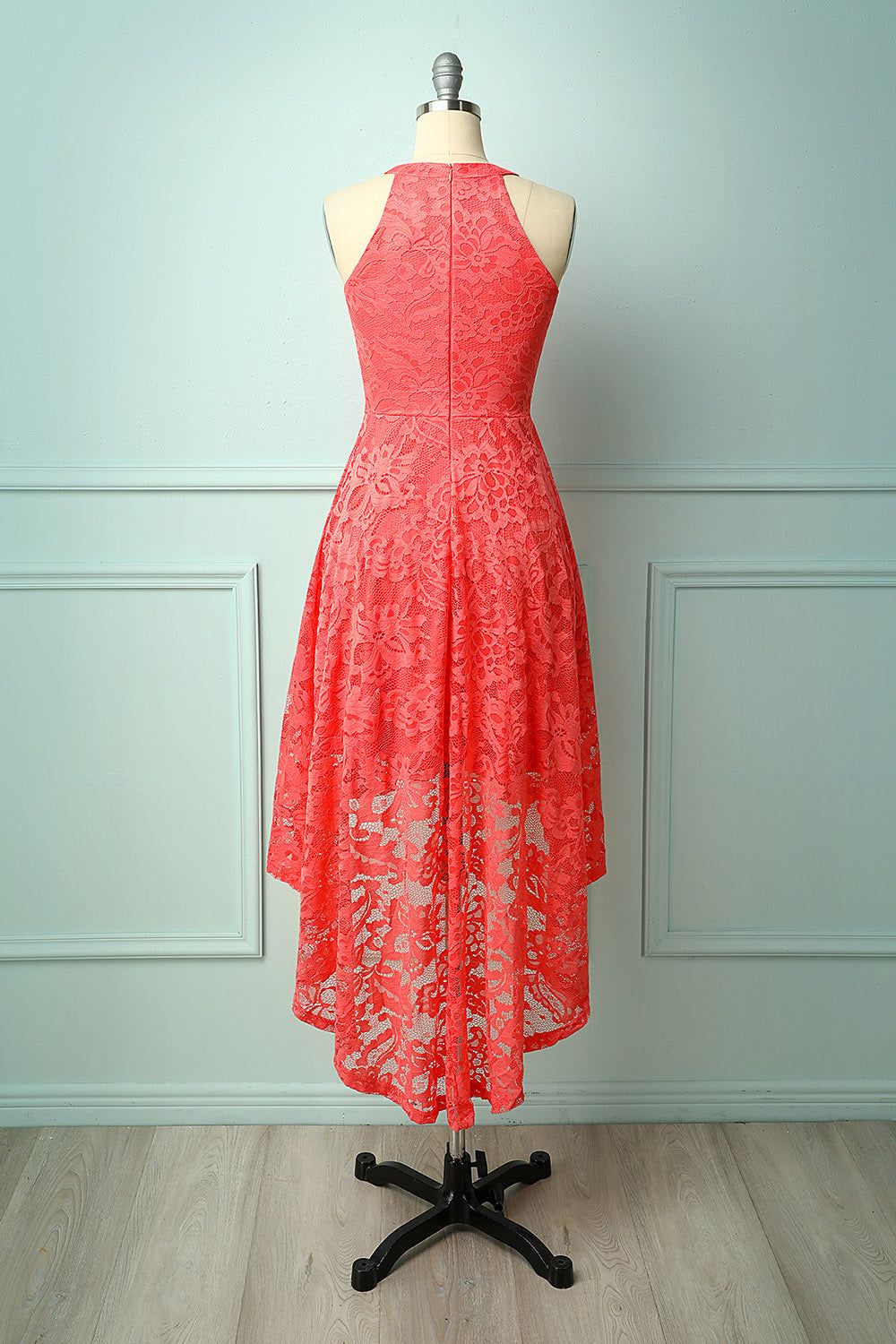 Coral Lace Dress sold by Zapaka product image thumbnail 2