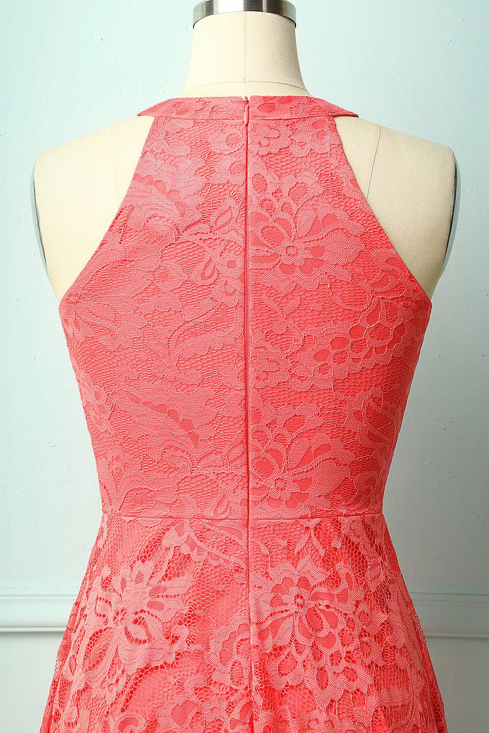 Coral Lace Dress sold by Zapaka product image thumbnail 4