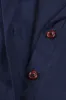 Navy Short Sleeves Button 1950s Dress sold by Zapaka