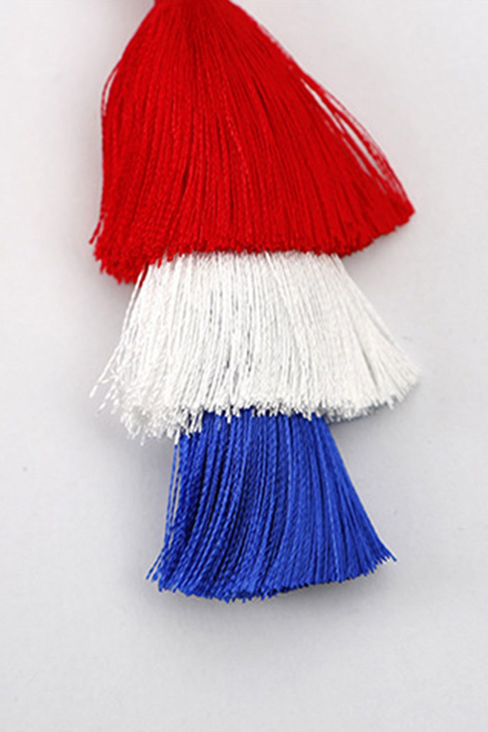 Red Stars Tassel Earrings sold by Zapaka product image thumbnail 4