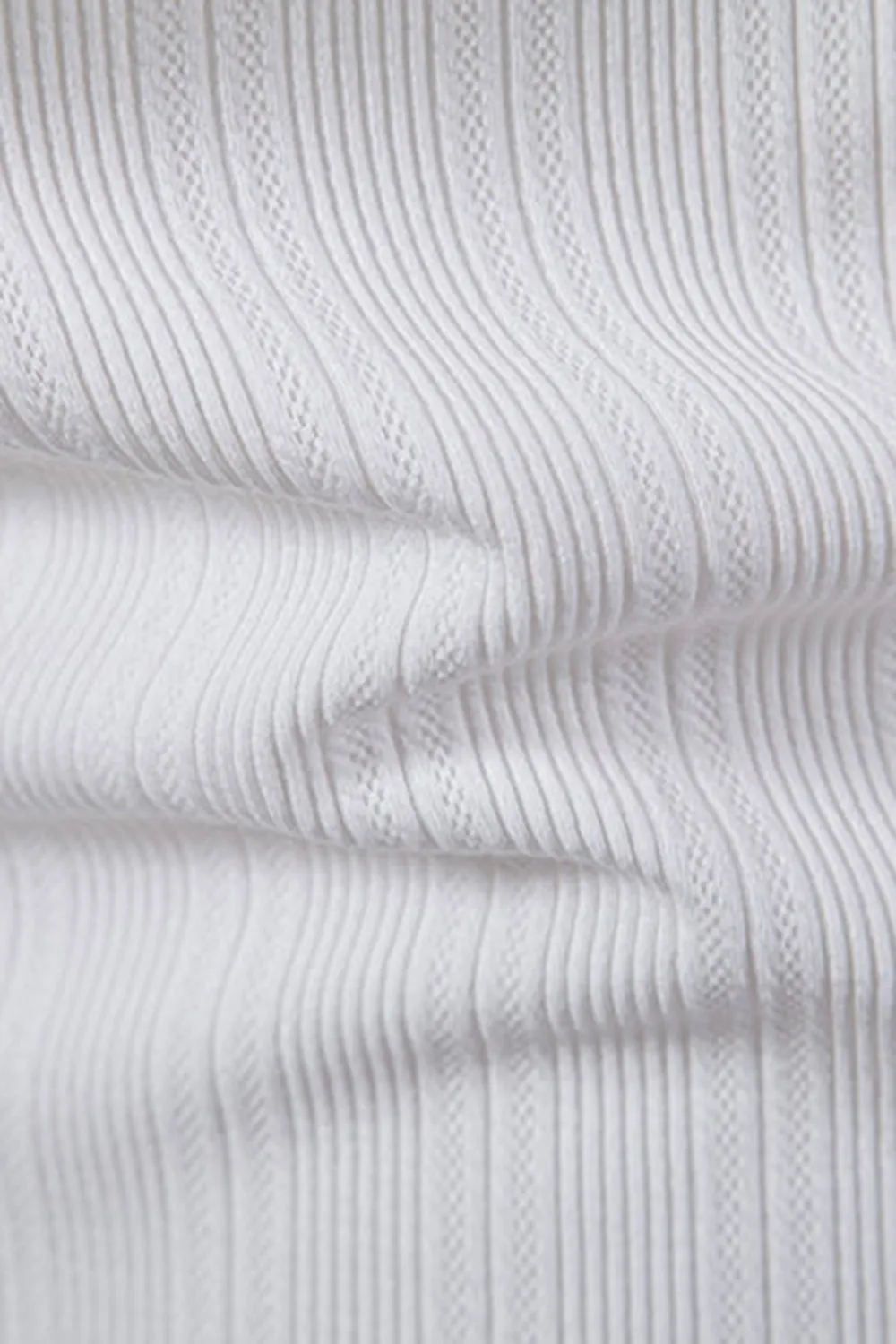 White Knit Cotton Short Sleeves Slim Fit Men's Polo Shirt sold by Zapaka product image thumbnail 4