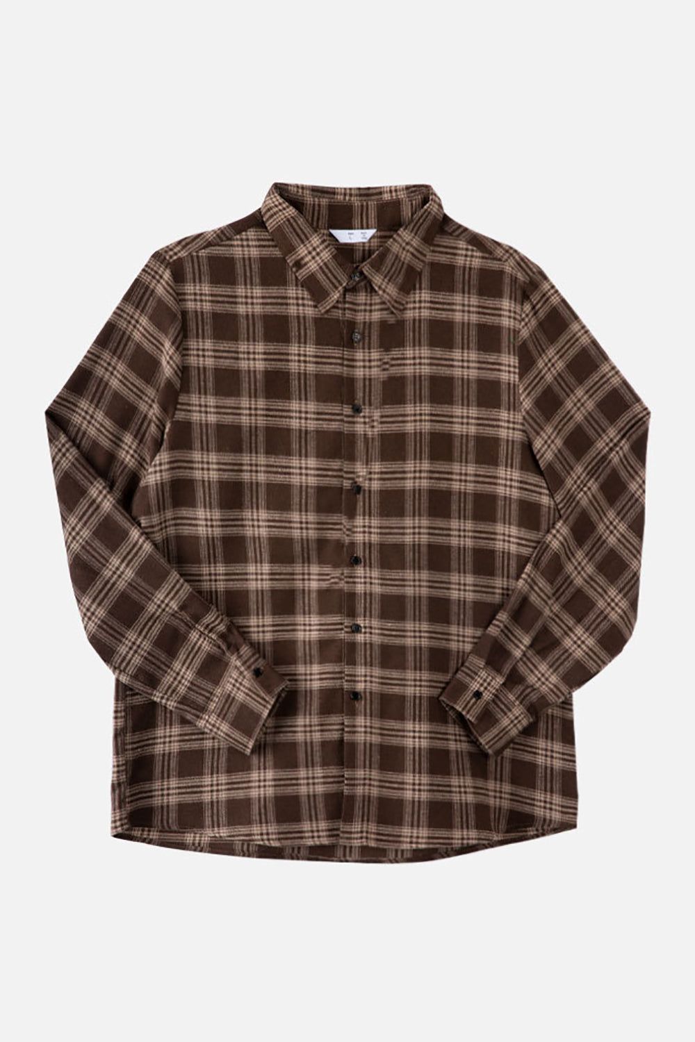 Family Matching Outfits Brown Plaid Bowknot Dresses and Long Sleeves T-Shirt sold by Zapaka product image thumbnail 2