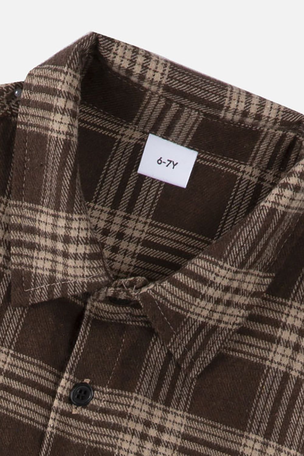 Family Matching Outfits Brown Plaid Bowknot Dresses and Long Sleeves T-Shirt sold by Zapaka product image thumbnail 9