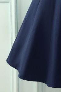Navy Blue 1950s Style Dress sold by Zapaka