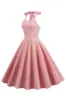 Halter Plaid 1950s Swing Dress sold by Zapaka