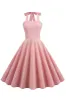 Halter Plaid 1950s Swing Dress sold by Zapaka