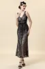 Pink Sequins Flapper Dress with 1920s Accessories Set sold by Zapaka