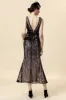 Pink Sequins Flapper Dress with 1920s Accessories Set sold by Zapaka