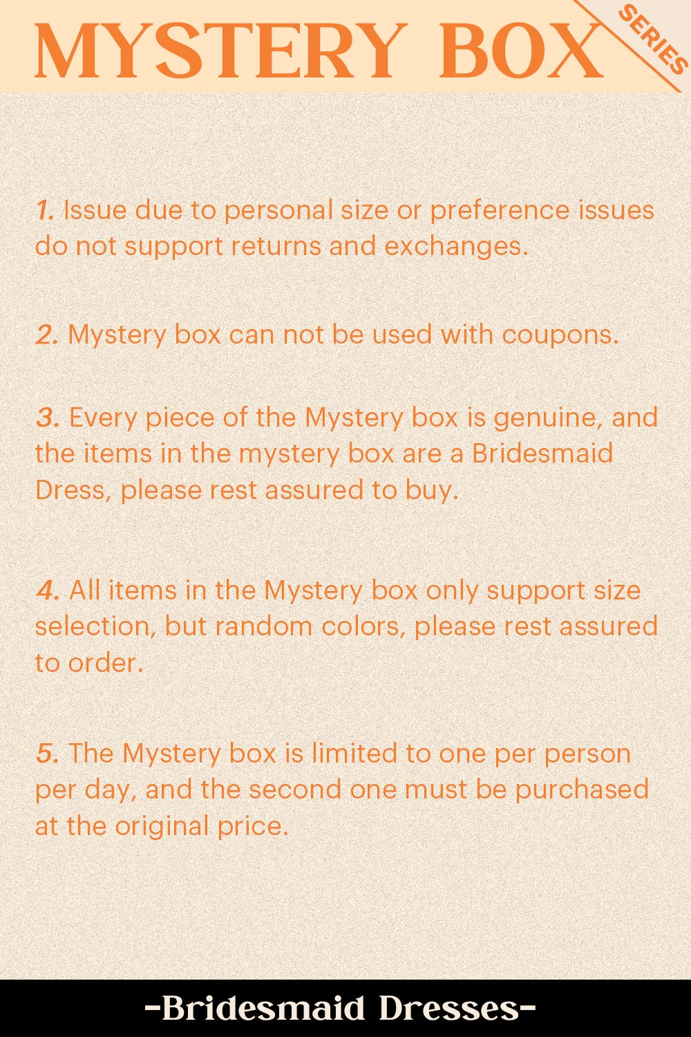 ZAPAKA MYSTERY BOX of 1Pc Bridesmaid Dress sold by Zapaka product image thumbnail 2